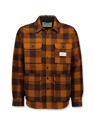 Wool Camp Shacket - Cedar Check - By Feldon Shelter & Swanndri